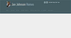 Desktop Screenshot of janjohnsonhomes.com