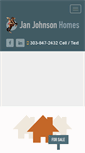 Mobile Screenshot of janjohnsonhomes.com